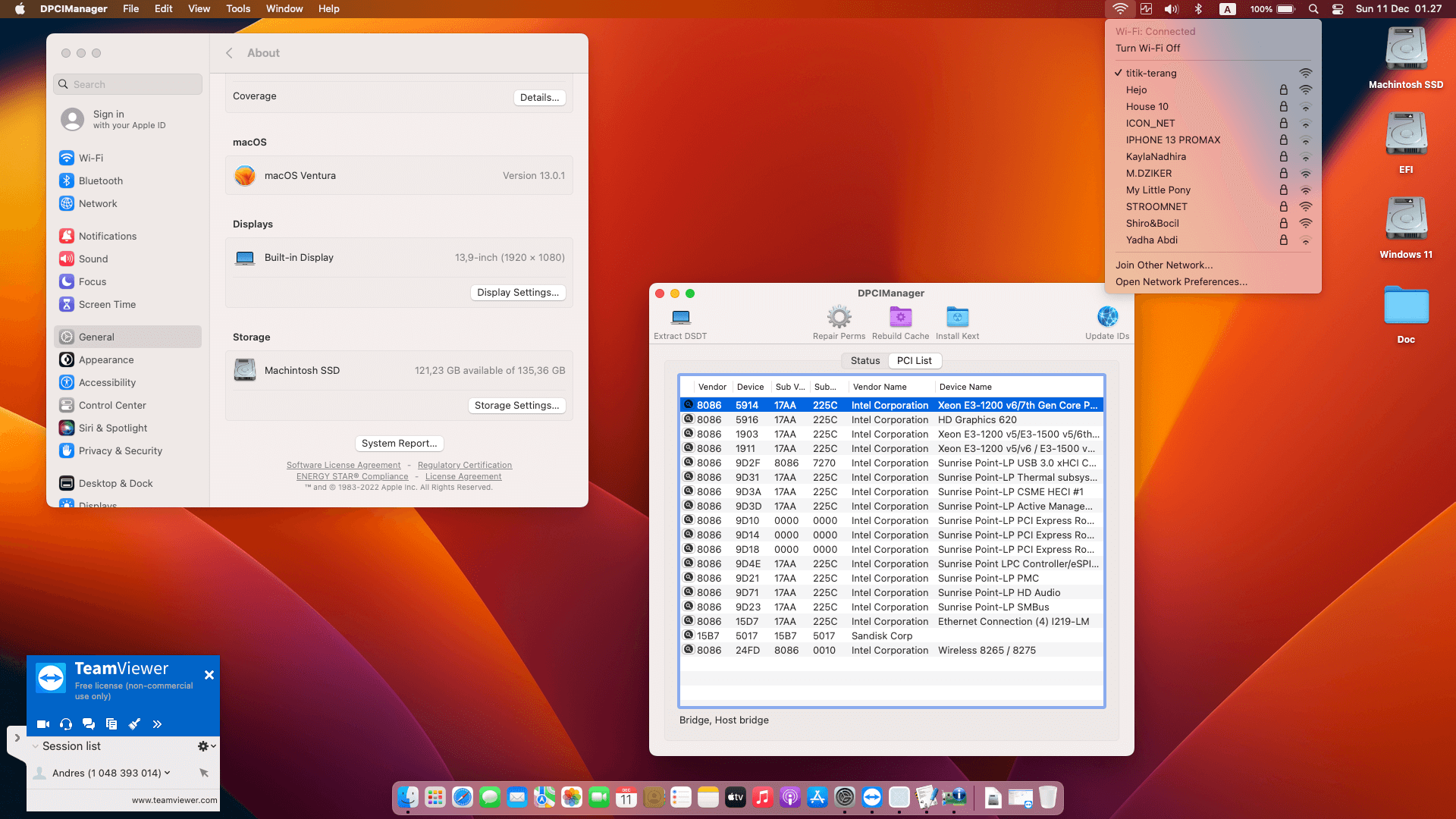 Lenovo Thinkpad X1 Carbon 6th Gen 4th Touchscreen [KabyLake R   Intel UHD 620 + PS2 SMBUS]   OpenCore 2